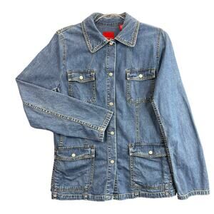 ISDA & CO Women Jacket Denim Size Large
